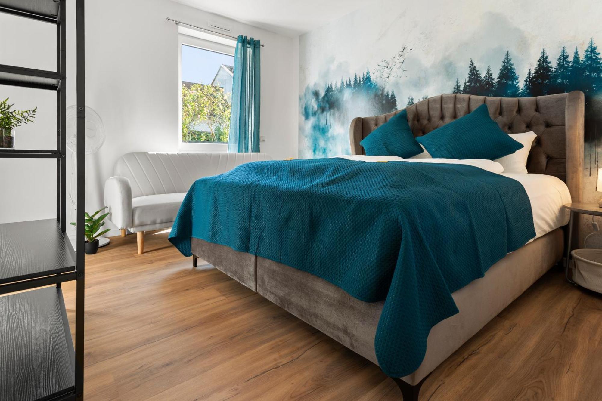 Lit Living Deluxe Woerth - Parking - Box Spring - Bbq - Balcony